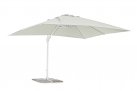 Biały parasol ogrodowy obrotowy i pochylany 4x3 EDEN bizzotto