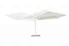 Biały parasol ogrodowy obrotowy i pochylany 4x3 EDEN bizzotto