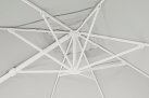 Biały parasol ogrodowy obrotowy i pochylany 4x3 EDEN bizzotto