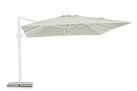 Biały parasol ogrodowy obrotowy i pochylany 4x4 EDEN bizzotto