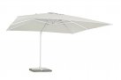 Biały parasol ogrodowy obrotowy i pochylany 4x4 EDEN bizzotto