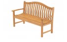 Ławka ogrodowa z drewna teakowego o szerokości 158,5 cm ERGO