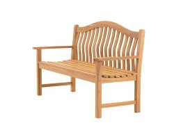 Ławka ogrodowa z drewna teakowego o szerokości 158,5 cm ERGO