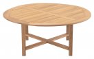 Okrągły stół z drewna teak RUONDO średnica 120 cm