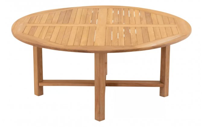 Okrągły stół Ø180 cm RUONDO z drewna teakowego