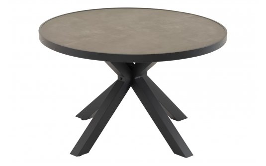 Okrągły stół grafitowy MURCIA d120 podstawa gwiazda z blatem ceramicznym 13 cmm Okrągły stół grafitowy MURCIA d120 podstawa gwiazda z blatem ceramicznym 13 cmm