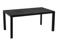 Stół ogrodowy aluminiowy MURCIA 160x90 grafitowy blat ceramiczny 