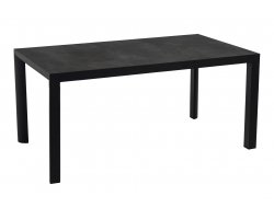 Stół ogrodowy aluminiowy MURCIA 160x90 grafitowy blat ceramiczny 