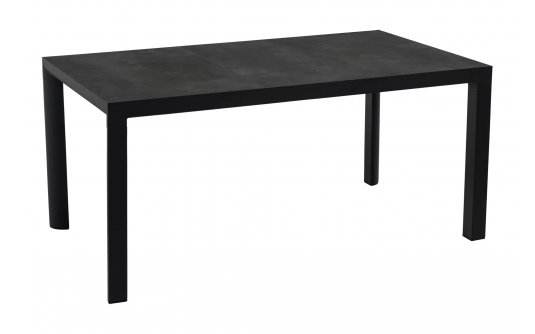 Stół ogrodowy aluminiowy MURCIA 160x90 grafitowy blat ceramiczny 