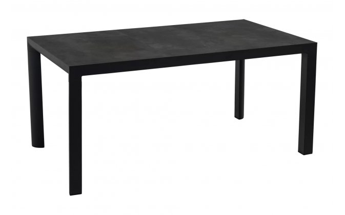 Stół ogrodowy aluminiowy MURCIA 160x90 grafitowy blat ceramiczny 