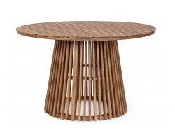 Okragły stół z drewna akacji d120 RODANO bizzotto
