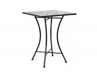 Kwadratowy stolik 60x60 cm z blatem kafle ceramicznym MYKONOS bizzottobizotyo