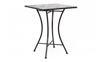 Kwadratowy stolik 60x60 cm z blatem kafle ceramicznym MYKONOS bizzottobizotyo