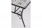 Prostokątny stolik bistro kawiarniany 120x80 cm z blatem kafle ceramicznym MYKONOS bizzottobizotyo