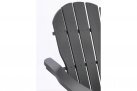 Składany fotel półlezak klasyczny FILADELFIA GRAFITOWY drewno akacji bizzotto