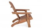 Składany fotel półlezak klasyczny FILADELFIA naturalne drewno akacji bizzotto