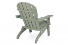 Składany fotel półlezak klasyczny FILADELFIA ZIELONOSZARY drewno akacji bizzotto