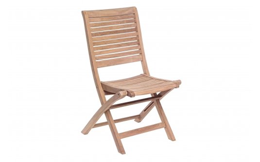 Składane krzesło na taras z drewna teakowego MARYLAND Składane krzesło na taras z drewna teakowego MARYLAND