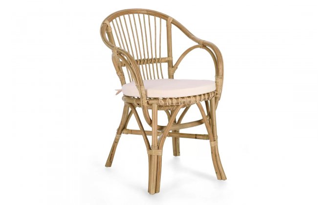 Krzesło ogrodowe z rattanu BARINA Bizzotto