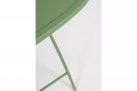 Dwuosobowy komplet stołowy do kawiarni YVONNE zielony