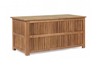 Skrzynia ogrodowa NOEMI z drewna akacji 130x55x59 cm