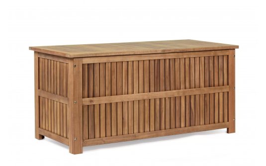 Skrzynia ogrodowa NOEMI z drewna akacji 130x55x59 cm Skrzynia ogrodowa NOEMI z drewna akacji 130x55x59 cm