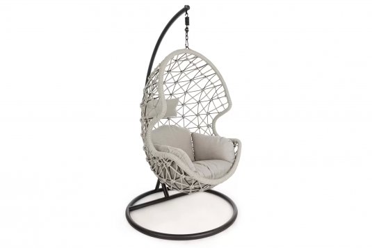 Kokon wiszący na stelażu stalowym KELLY lina polipropylenowa