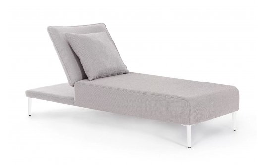 Ekskluzywny lezak ogrodowy VIPER obicie Olefin beżowy bizzotto Ekskluzywny lezak ogrodowy VIPER obicie Olefin beżowy bizzotto