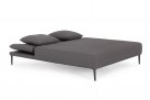 Ekskluzywne łóżko ogrodowe VIPER obicie Olefin grafitowy bizzotto