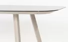 Stół na taras aluminiowy MANOLO beżowy 240 cm z blatem ceramicznym