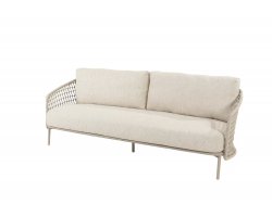 Ekskluzywna sofa wypoczynkowa na taras beżowa PUCCINI 4SO