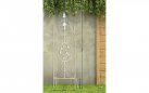 2x Biała trelisa ogrodowa z ornamentem wys 105 cm BHURA 