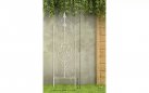 2x kremowy antyczny trelisa ogrodowa z ornamentem wys 105 cm BHURA 