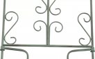 2x zielony antyczny trelisa ogrodowa z ornamentem wys 105 cm BHURA 