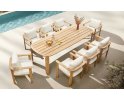 Zestaw stołowy 8-osobowy drewno teak PALLISAD Higold