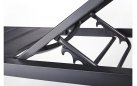 Leżak grafitowy aluminiowy na taras EMOTI higold