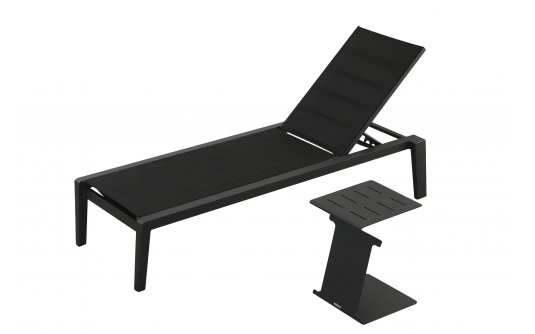Leżak grafitowy aluminiowy na taras EMOTI higold Leżak grafitowy aluminiowy na taras EMOTI higold