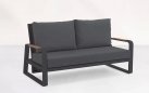 Meble wypoczynkowe sofa 2 fotele aluminiowe grafitowe MONTANA Life