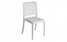Białe sztaplowane krzesło CATANIA z poliporpylenu sztaplowane