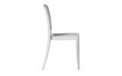 Białe sztaplowane krzesło CATANIA z poliporpylenu sztaplowane