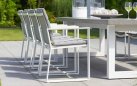 białe ekskluzywne krzesło ogrodowe aluminiowe PRIMAVERA Life