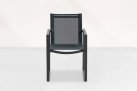 Grafitowe ekskluzywne krzesło ogrodowe aluminiowe PRIMAVERA Life