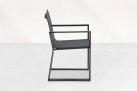 Grafitowe ekskluzywne krzesło ogrodowe aluminiowe PRIMAVERA Life