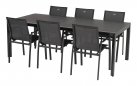 Grafitowy stół ogrodowy rozkładany 220-340 z ceramicznym blatem CALIFORNIA Hartman