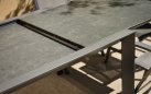 Grafitowy stół ogrodowy rozkładany 220-340 z ceramicznym blatem CALIFORNIA Hartman