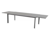Grafitowy stół ogrodowy rozkładany 220-340 z ceramicznym blatem CALIFORNIA Hartman