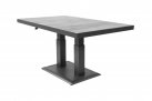 Stół kawowy grafitowy podnoszony blat ceramiczny PRATO 140x85x50-72 cm