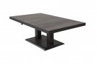 Stół kawowy grafitowy podnoszony blat ceramiczny PRATO 140x85x50-72 cm