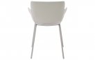 JASNOSZARE Krzesło ogrodowe ALPE z siedziskiem polipropylen / nogi metal 