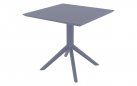 GRAFITOWY Stół ogrodowy z polipropylenu SKY 80x80 